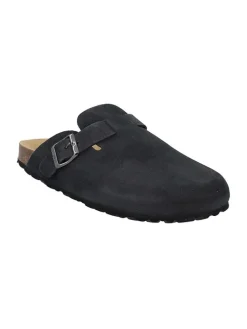 Leder-Clogs "Navarro" in Schwarz