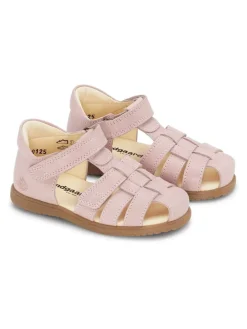 Leder-Halbsandalen "Bali" in Rosa