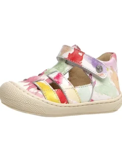 Leder-Halbsandalen "Bede" in Bunt