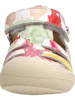 Leder-Halbsandalen "Bede" in Bunt