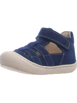 Leder-Halbsandalen "Bede" in Dunkelblau