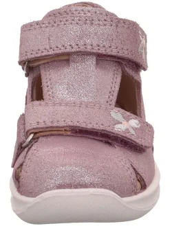 Leder-Halbsandalen "Bumblebee" in Lila