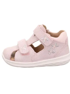 Leder-Halbsandalen "Bumblebee" in Rosa