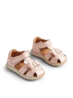Leder-Halbsandalen "Donna" in Rosa