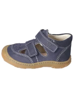 Leder-Halbsandalen "Eni" in Dunkelblau