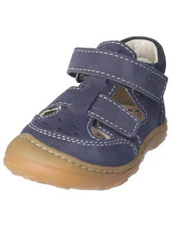 Leder-Halbsandalen "Eni" in Dunkelblau