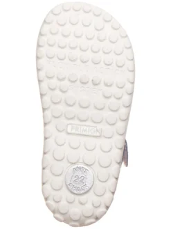 Leder-Halbsandalen in Blau/ Rosa