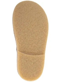 Leder-Halbsandalen in Braun