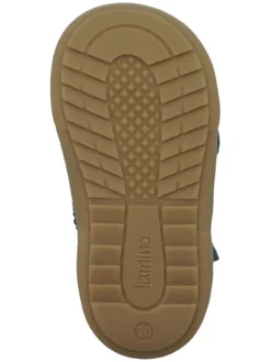 Leder-Halbsandalen in Dunkelblau