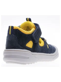 Leder-Halbsandalen in Dunkelblau