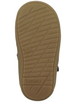 Leder-Halbsandalen in Dunkelblau