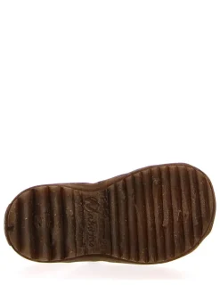 Leder-Halbsandalen in Grün