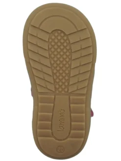 Leder-Halbsandalen in Lila