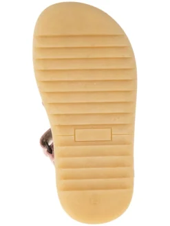 Leder-Halbsandalen in Rosa