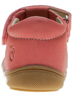 Leder-Halbsandalen in Rosa