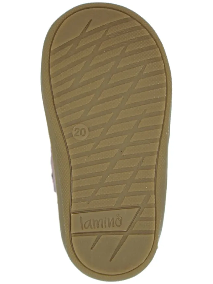 Leder-Halbsandalen in Rosa