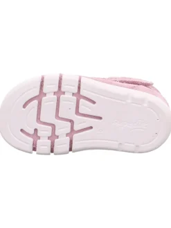 Leder-Halbsandalen in Rosa