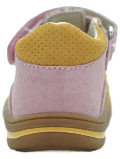 Leder-Halbsandalen in Rosa