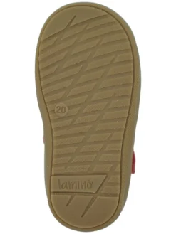 Leder-Halbsandalen in Rot