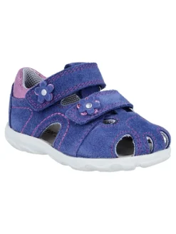 Leder-Halbsandalen "Juno" in Blau