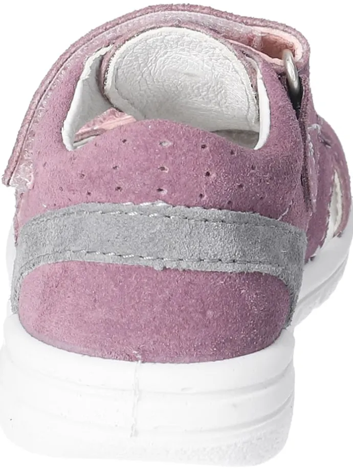 Leder-Halbsandalen "Kansi" in Lila