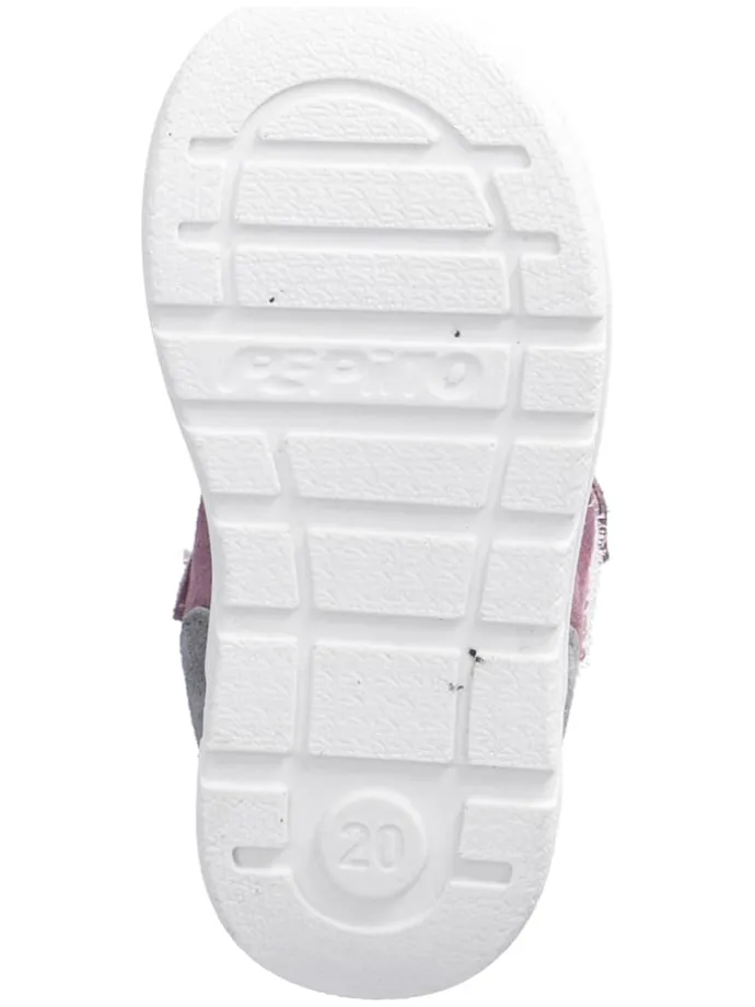 Leder-Halbsandalen "Kansi" in Lila