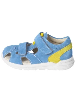 Leder-Halbsandalen "Kansi" in Hellblau