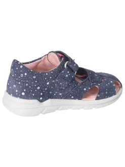 Leder-Halbsandalen "Kasi" in Dunkelblau