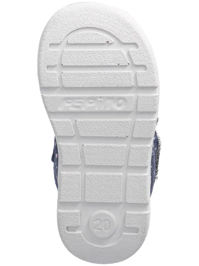 Leder-Halbsandalen "Kasi" in Dunkelblau