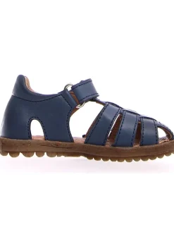 Leder-Halbsandalen "Lagoon" in Dunkelblau