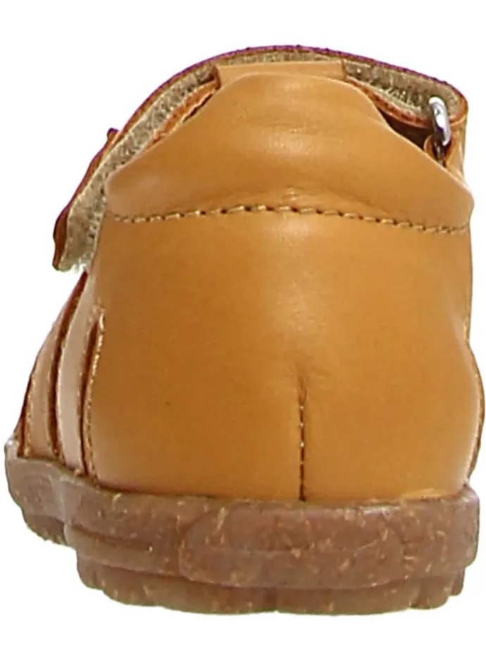 Leder-Halbsandalen "Lagoon" in Hellbraun