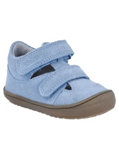 Leder-Halbsandalen "Maxi" in Blau