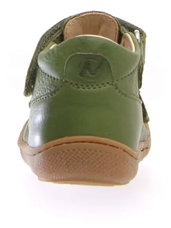 Leder-Halbsandalen "Puffy" in Grün