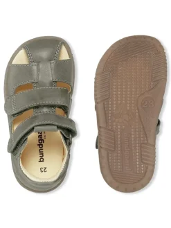 Leder-Halbsandalen "Ranjo" in Grün