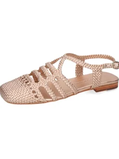 Leder-Halbsandalen "Sandrine 4" in Rosa