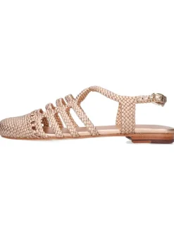 Leder-Halbsandalen "Sandrine 4" in Rosa