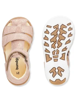 Leder-Halbsandalen "Sofus" in Rosa