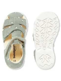 Leder-Halbsandalen "Sofus" in Grün