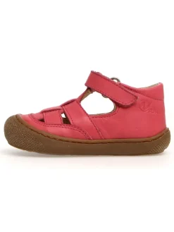 Leder-Halbsandalen "Wad" in Pink