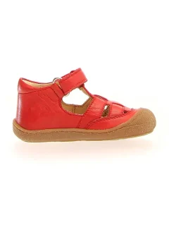Leder-Halbsandalen "Wad" in Rot