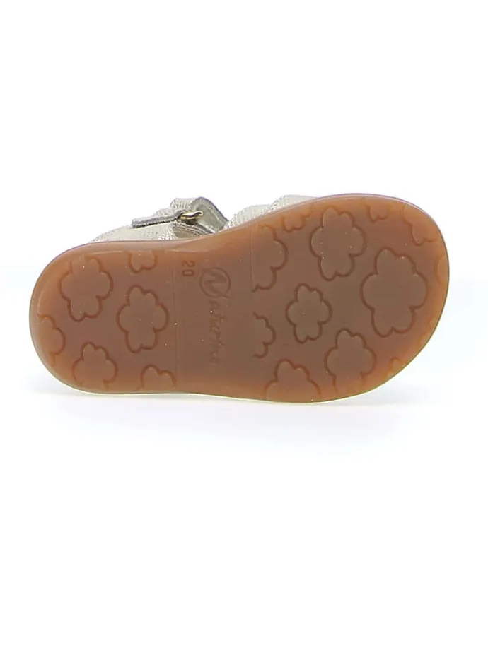 Leder-Halbsandalen "Zaffiro" in Silber