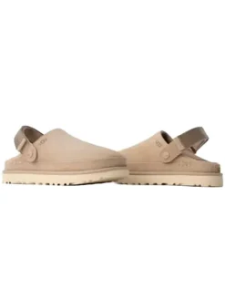 Leder-Hausschuhe "Goldenstar" in Beige