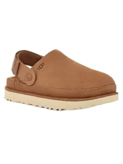 Leder-Hausschuhe "Goldenstar" in Hellbraun