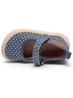 Leder-Hausschuhe in Blau