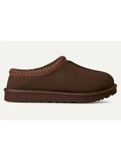 Leder-Hausschuhe "Tasman II" in Braun