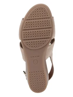 Leder-Keilsandaletten 