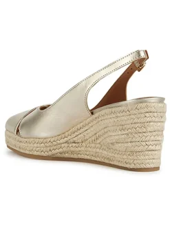 Leder-Keilsandaletten 