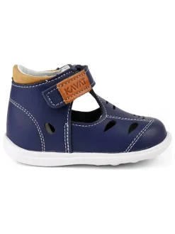 Leder-Lauflernschuhe "Backe XC" in Blau