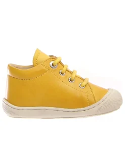 Leder-Lauflernschuhe "Cocoon" in Gelb