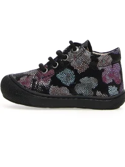 Leder-Lauflernschuhe "Cocoon" in Schwarz